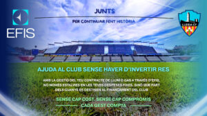 Support Lleida CF, energy management campaign